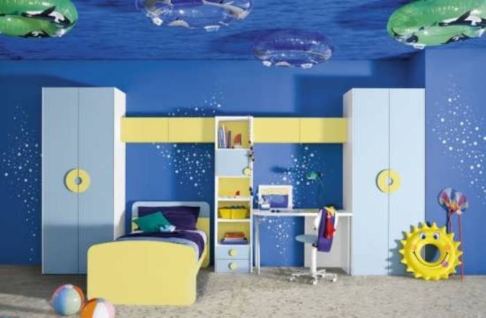 اتاق کودک آبی