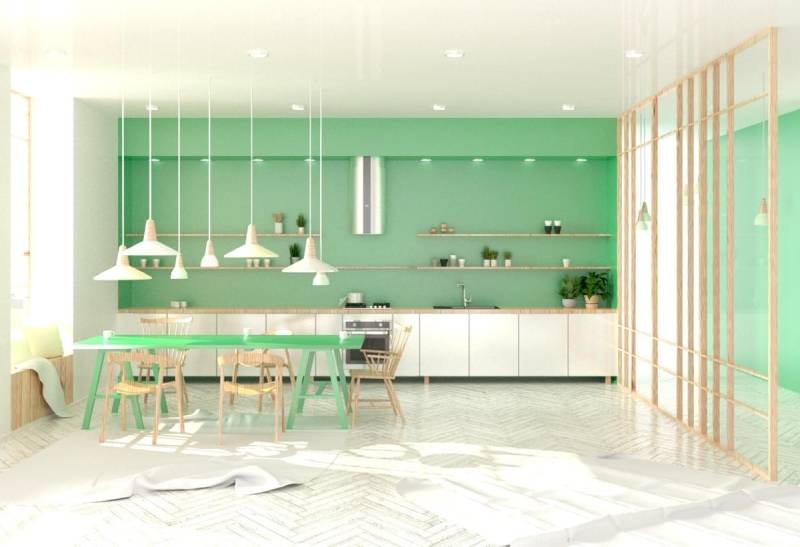 آشپزخانه سبز