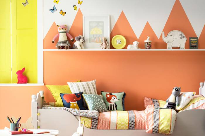اتاق کودک نارنجی