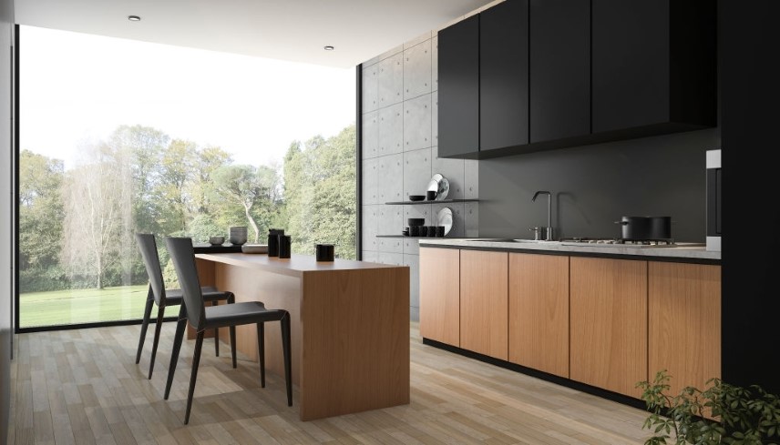 طراحی برای افزایش فضای آشپزخانه
