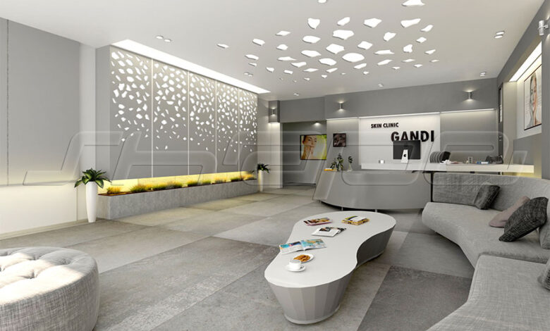 طراحی دکوراسیون مطب زیبایی