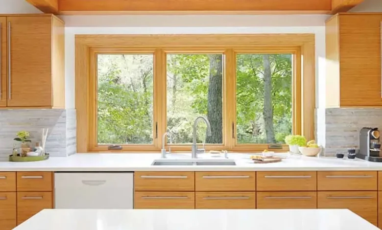 پرده پشت سینک