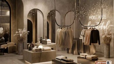 طراحی مغازه پوشاک مدرن برای جذب مشتری بیشتر
