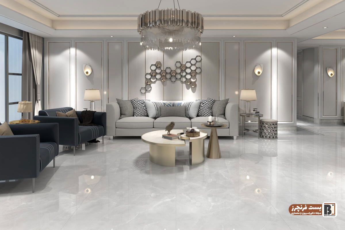 راهنمای کامل انتخاب سرامیک کف پذیرایی | مدل سرامیک پذیرایی و قیمت سرامیک کف