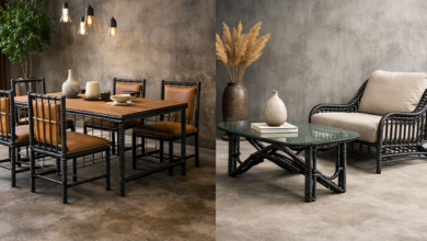 مبلمان مدرن با میلگرد ترکیب خلاقیت و طراحی صنعتی